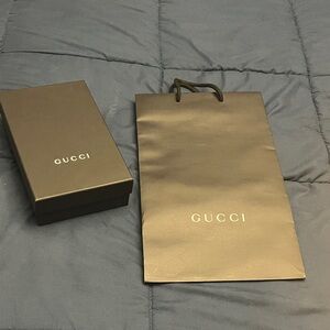 Gucci Elegant Black Box and Bag Set